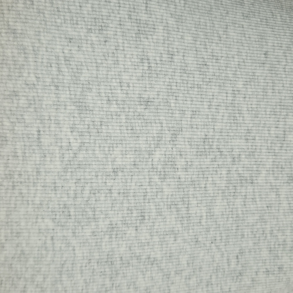 Pearl Cotton Ribbed Crewneck Tee In Grey - Picture 8 of 11